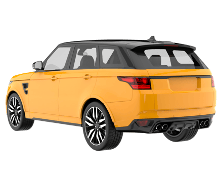 Realistic SUV isolated on transparent background. 3d rendering - illustration png
