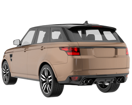 Realistic SUV isolated on transparent background. 3d rendering - illustration png