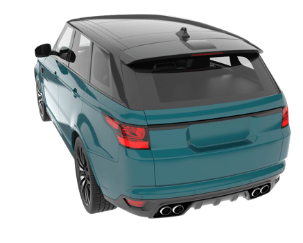 Realistic SUV isolated on transparent background. 3d rendering - illustration png