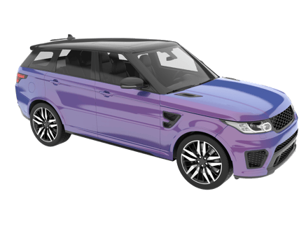 Realistic SUV isolated on transparent background. 3d rendering - illustration png