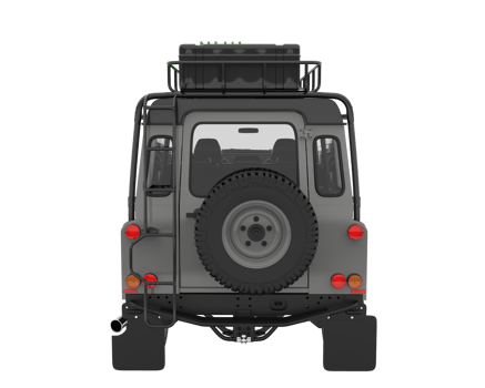 Realistic SUV isolated on transparent background. 3d rendering - illustration png