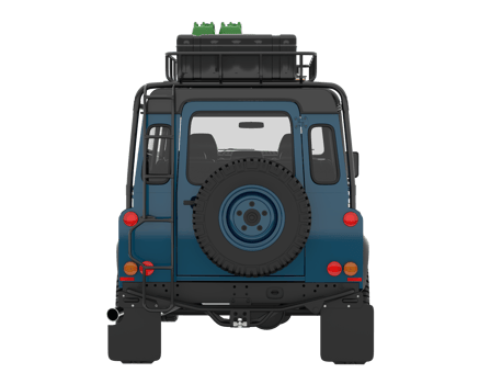 Realistic SUV isolated on transparent background. 3d rendering - illustration png