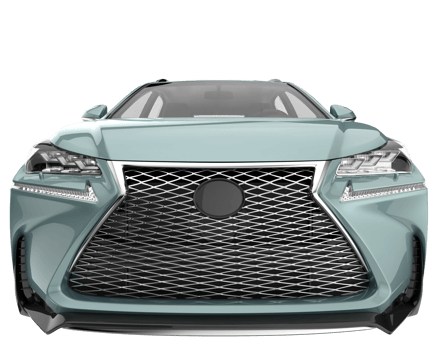 Realistic SUV isolated on transparent background. 3d rendering - illustration png