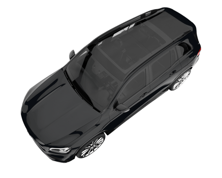 Realistic SUV isolated on transparent background. 3d rendering - illustration png