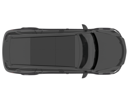 Realistic SUV isolated on transparent background. 3d rendering - illustration png