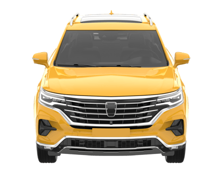 Realistic SUV isolated on transparent background. 3d rendering - illustration png