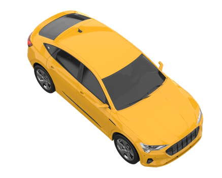 Realistic SUV isolated on transparent background. 3d rendering - illustration png