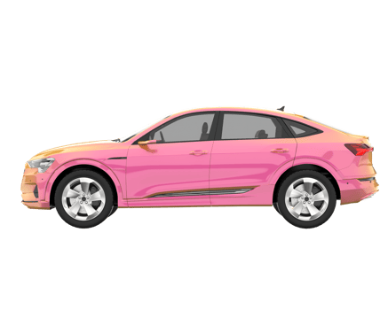 Realistic SUV isolated on transparent background. 3d rendering - illustration png