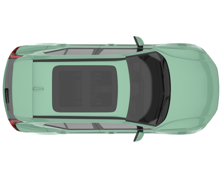 Realistic SUV isolated on transparent background. 3d rendering - illustration png
