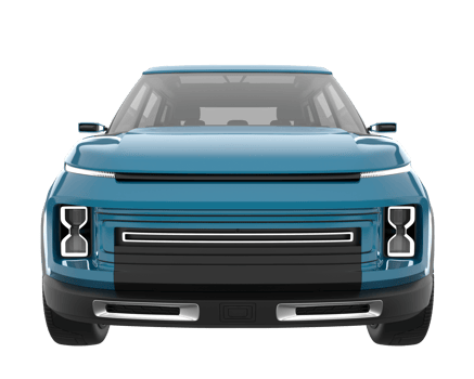 Realistic SUV isolated on transparent background. 3d rendering - illustration png