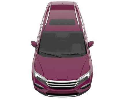 Realistic SUV isolated on transparent background. 3d rendering - illustration png