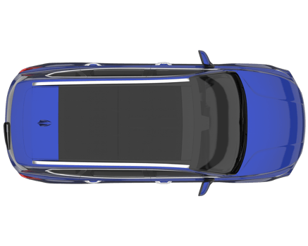 Realistic SUV isolated on transparent background. 3d rendering - illustration png