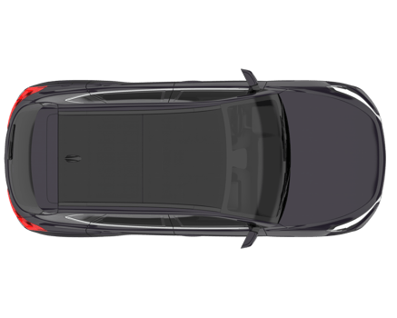 Realistic SUV isolated on transparent background. 3d rendering - illustration png
