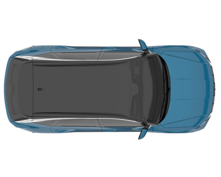 Realistic SUV isolated on transparent background. 3d rendering - illustration png
