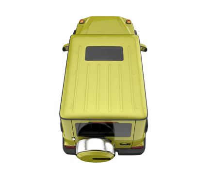 Realistic SUV isolated on transparent background. 3d rendering - illustration png