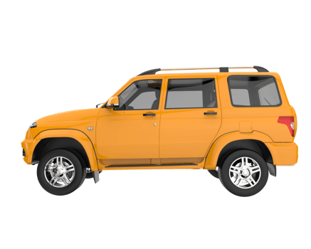 Realistic SUV isolated on transparent background. 3d rendering - illustration png