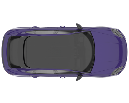 Realistic SUV isolated on transparent background. 3d rendering - illustration png