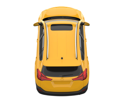 Realistic SUV isolated on transparent background. 3d rendering - illustration png