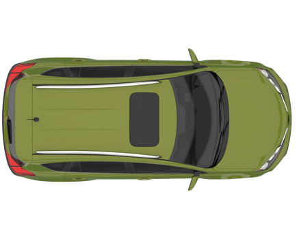 Realistic SUV isolated on transparent background. 3d rendering - illustration png