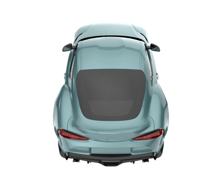 Sport car isolated on transparent background. 3d rendering - illustration png