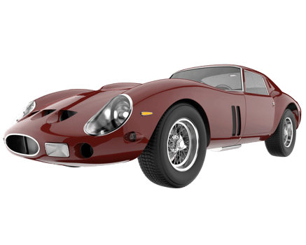 Sport car isolated on transparent background. 3d rendering - illustration png