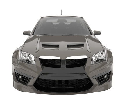 Sport car isolated on transparent background. 3d rendering - illustration png