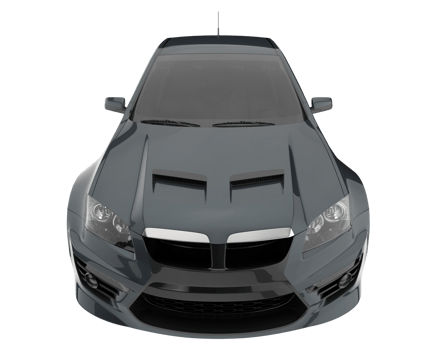 Sport car isolated on transparent background. 3d rendering - illustration png