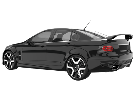 Sport car isolated on transparent background. 3d rendering - illustration png