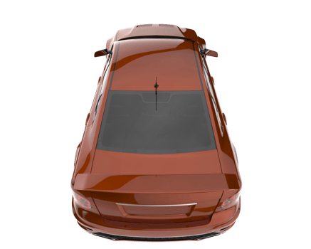 Sport car isolated on transparent background. 3d rendering - illustration png
