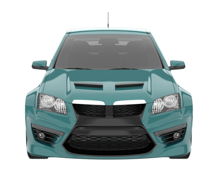 Sport car isolated on transparent background. 3d rendering - illustration png