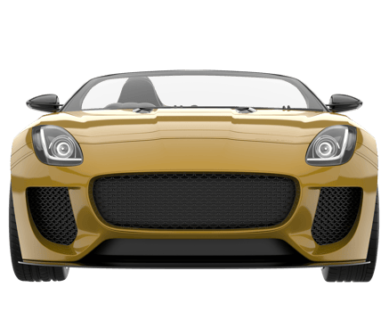 Sport car isolated on transparent background. 3d rendering - illustration png