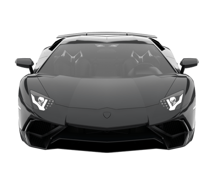 Sport car isolated on transparent background. 3d rendering - illustration png