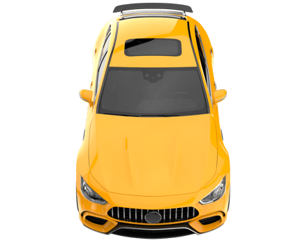 Sport car isolated on transparent background. 3d rendering - illustration png