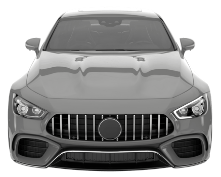Sport car isolated on transparent background. 3d rendering - illustration png