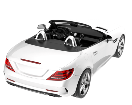 Sport car isolated on transparent background. 3d rendering - illustration png