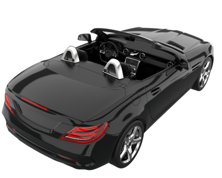 Sport car isolated on transparent background. 3d rendering - illustration png