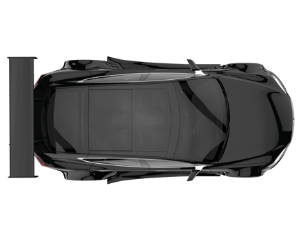 Sport car isolated on transparent background. 3d rendering - illustration png