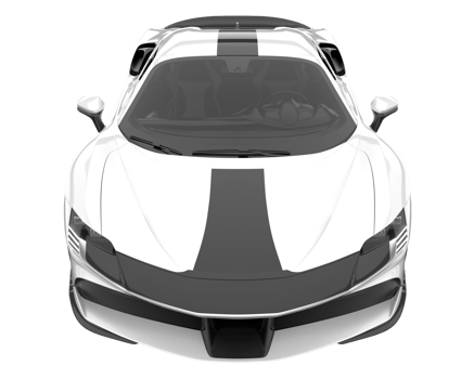 Sport car isolated on transparent background. 3d rendering - illustration png