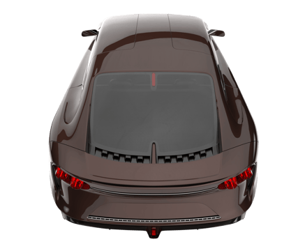 Sport car isolated on transparent background. 3d rendering - illustration png