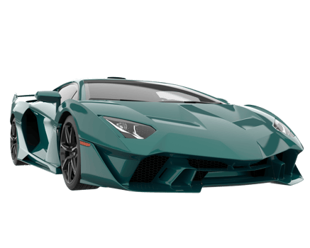 Sport car isolated on transparent background. 3d rendering - illustration png