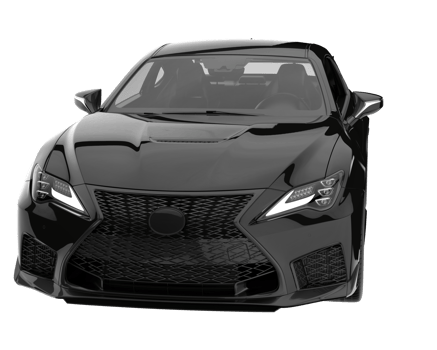 Sport car isolated on transparent background. 3d rendering - illustration png