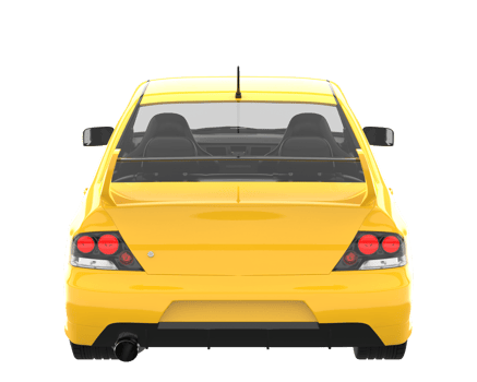 Sport car isolated on transparent background. 3d rendering - illustration png