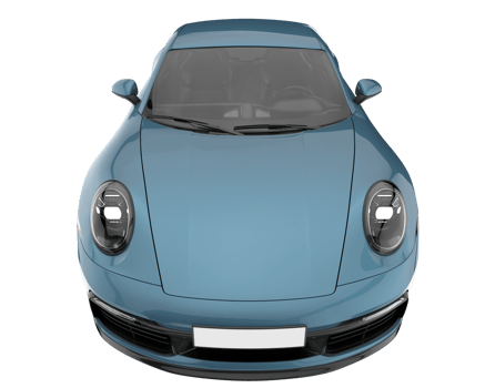 Sport car isolated on transparent background. 3d rendering - illustration png