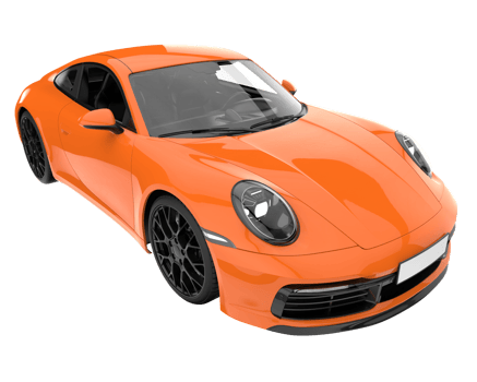 Sport car isolated on transparent background. 3d rendering - illustration png