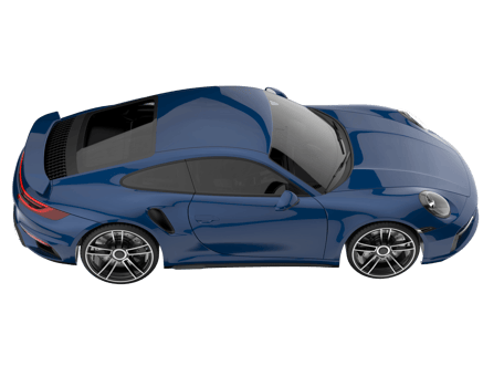 Sport car isolated on transparent background. 3d rendering - illustration png