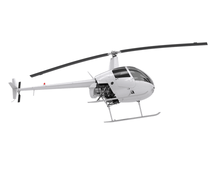 Helicopter isolated on transparent background. 3d rendering - illustration png