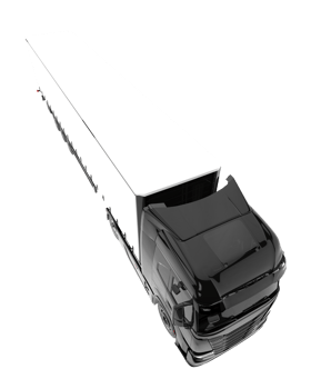 Truck isolated on background. 3d rendering - illustration png