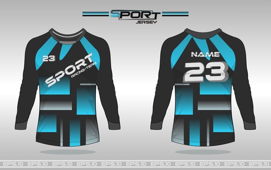 shirt template, racing jersey design, soccer jersey vector