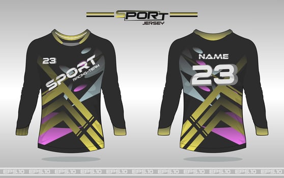 shirt template, racing jersey design, soccer jersey vector