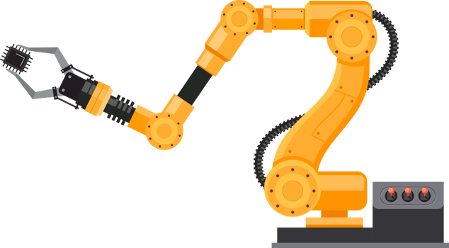 Robotic arm Industrial png